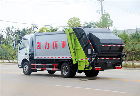 東風(fēng)多利卡壓縮式垃圾車(chē)︱8噸壓縮式垃圾車(chē)圖片