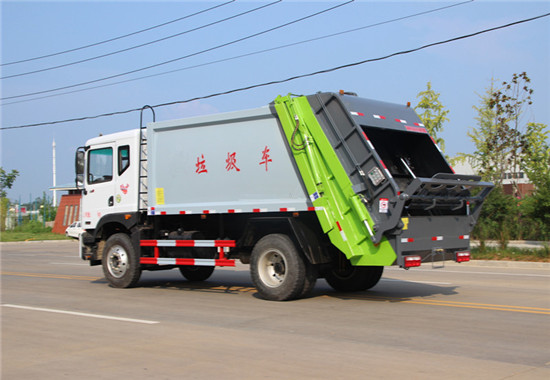 東風D9壓縮式垃圾車︱10噸壓縮式垃圾車圖片