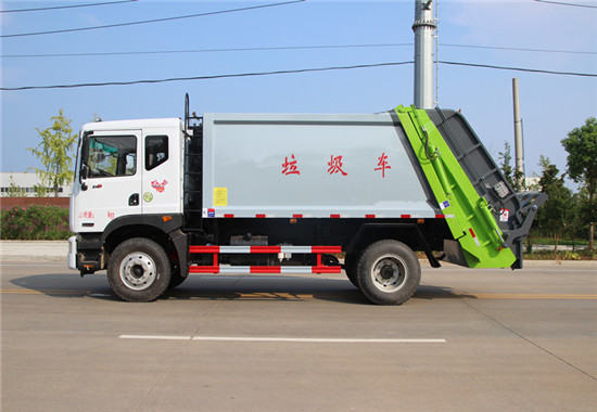 東風D9壓縮式垃圾車︱10噸壓縮式垃圾車圖片